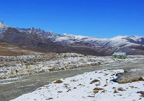 Indo china border at Bumla pass