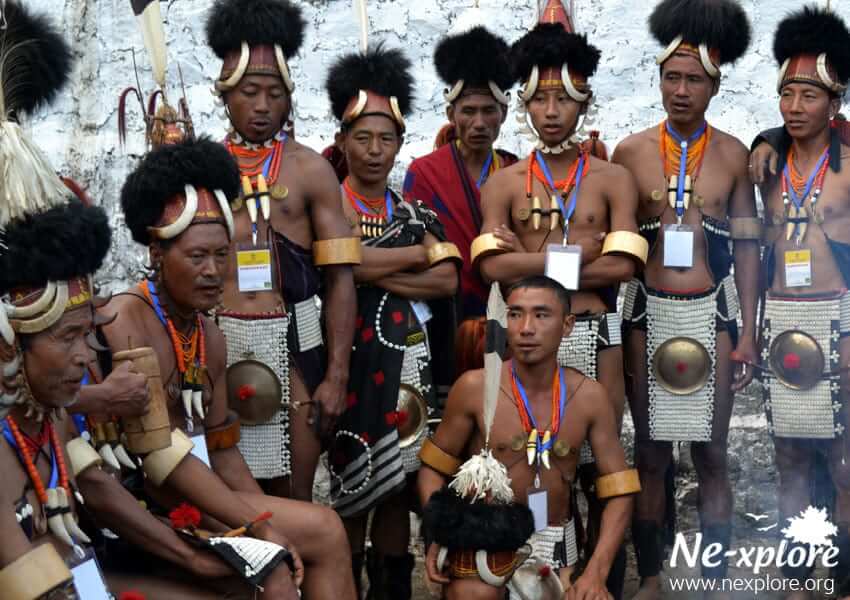 Chang tribal elders at Hornbill Festival