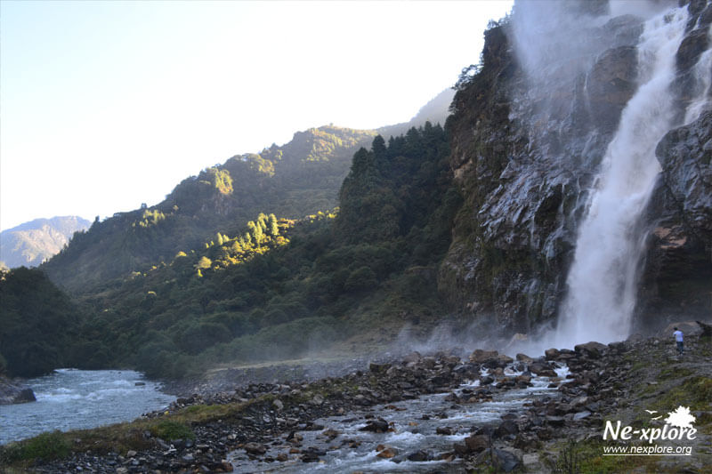 Jang waterfall, one of the worth visit place in Tawang 
