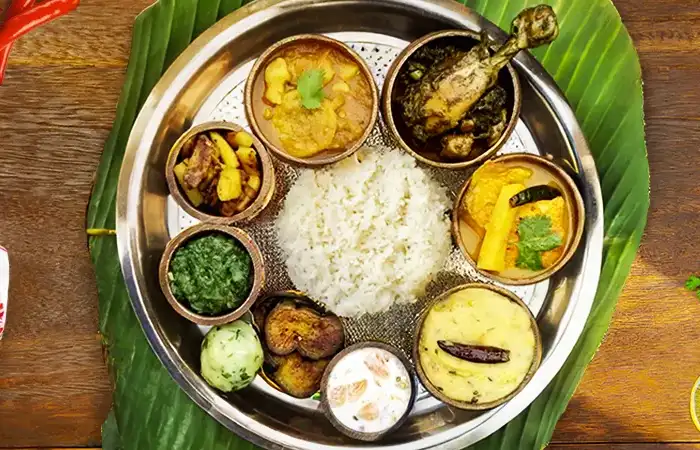 Assamese thali