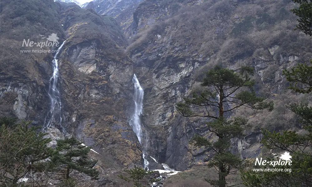 Waterfall in Yumthang