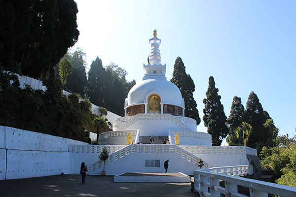 Peace Pagoda at Darjeeling