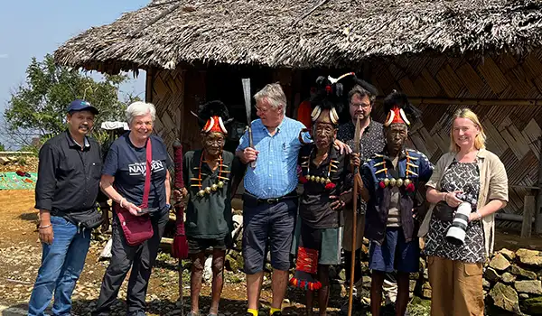 Kanyank headhunters at Longwa