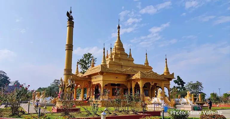Golden pagoda Namsai | Namsai Arunachal tour