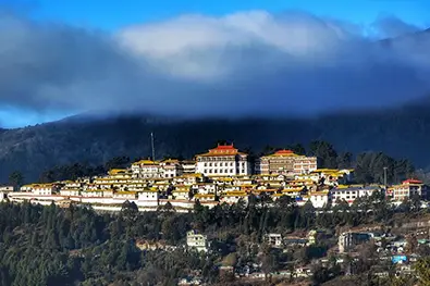 View of Tawang monastery