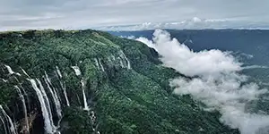 Waterfall visit in Meghalaya